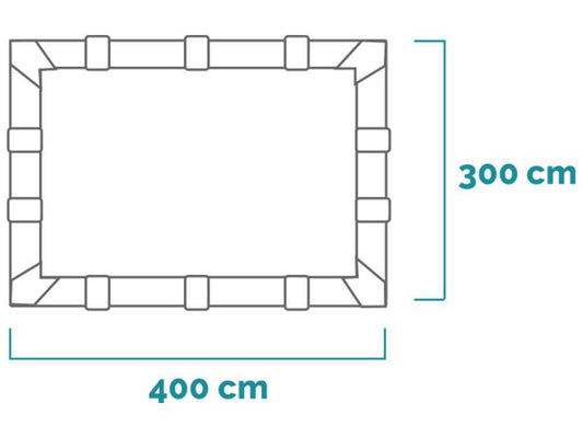 Intex Graphite Grey Panel 26396NP – Piscina desmontable