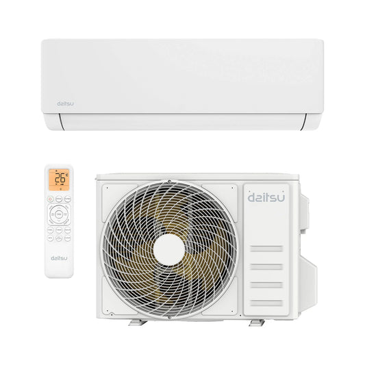 Aire acondicionado Split 1 x 1 – Daitsu 3NDA01700 Artic DS-24KZ, 5547 fg/h, Inverter, R32, Blanco