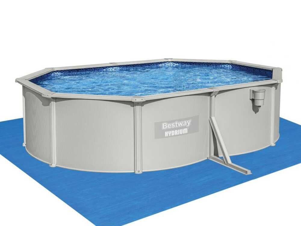 Bestway Hydrium 56586 – 500 x 360 x 120 cm – Piscina ovalada