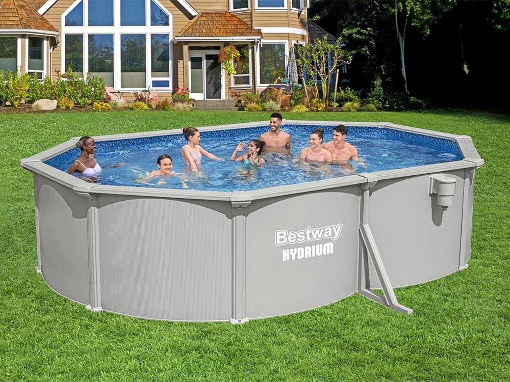 Bestway Hydrium 56586 – 500 x 360 x 120 cm – Piscina ovalada