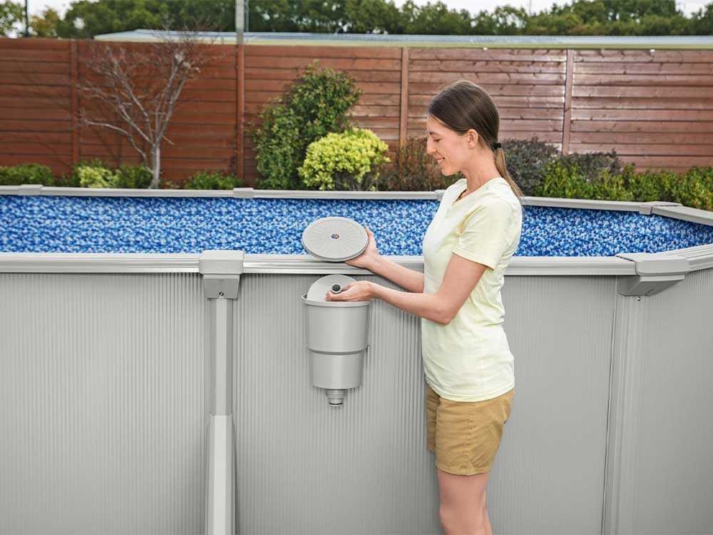 Bestway Hydrium 56586 – 500 x 360 x 120 cm – Piscina ovalada