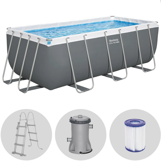 Bestway Power Steel 56456 – 412x201x122 cm – Piscina desmontable