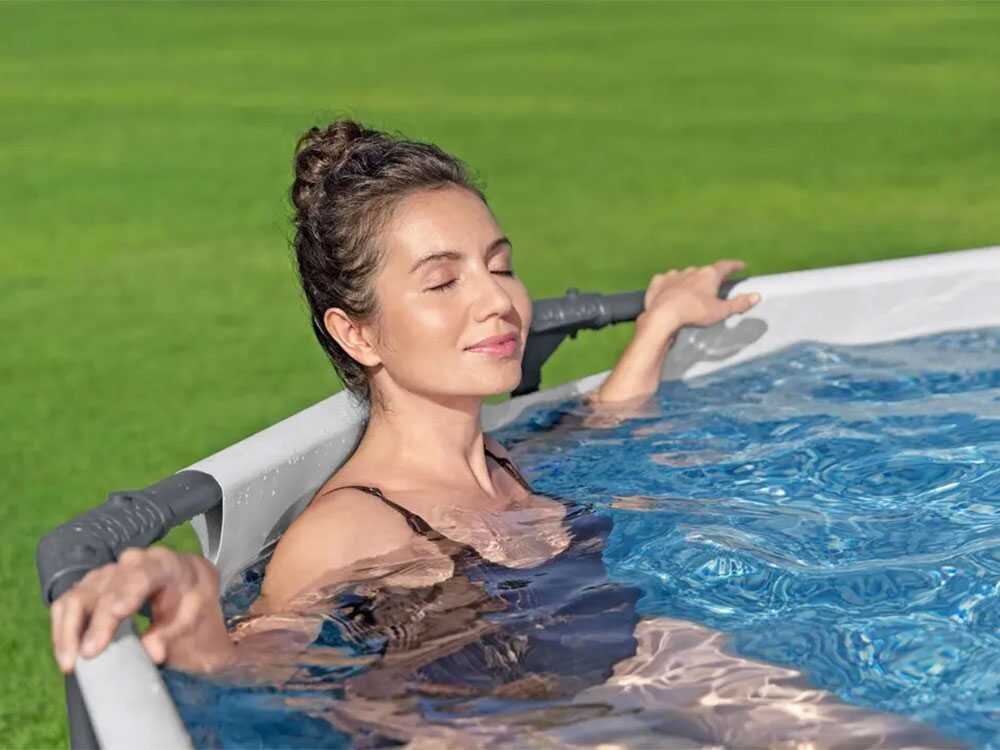 Bestway Power Steel 56620 – 427x250x100 cm – Piscina Ovalada