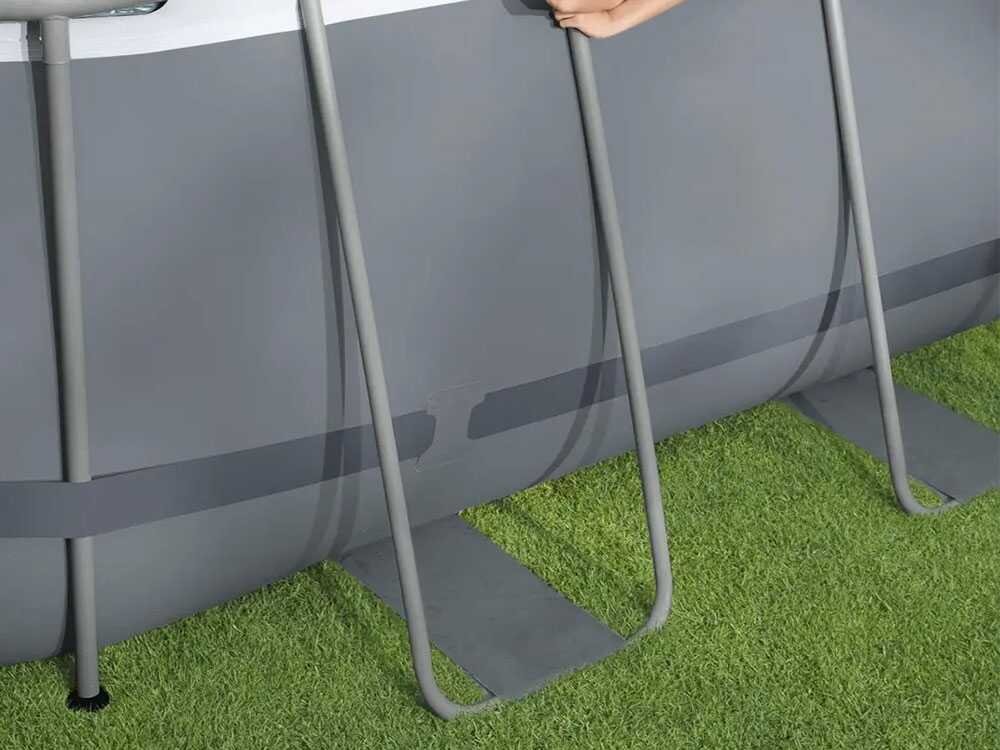 Bestway Power Steel 56620 – 427x250x100 cm – Piscina Ovalada
