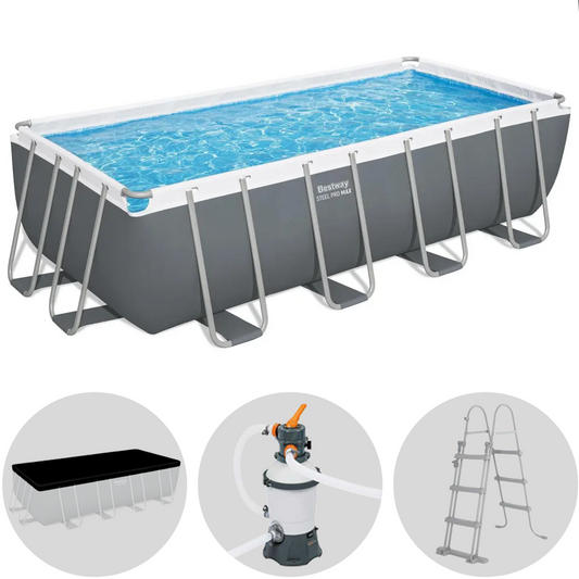Bestway Power Steel 56671 – 488x244x122 cm – Piscina desmontable