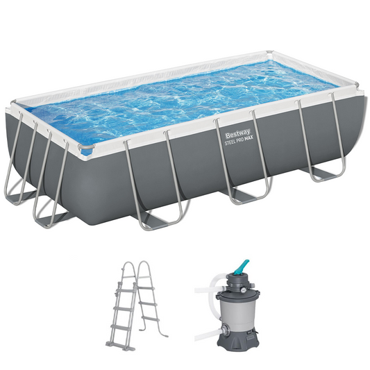 Bestway Steel Pro Max 56442 – 404x201x100 cm – Piscina desmontable para 5-6 personas