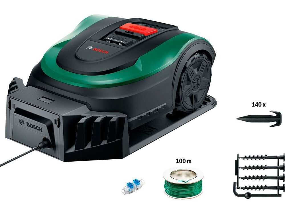 Bosch Indego XS 300 – Robot Cortacésped – Con Batería de Litio 18 V