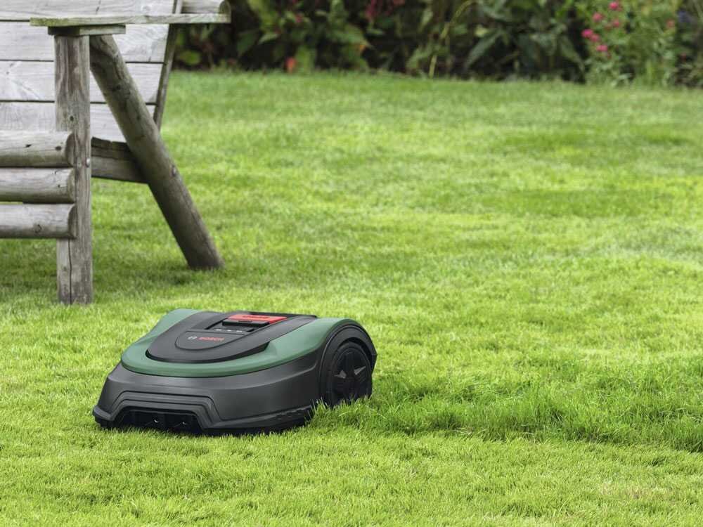 Bosch Indego XS 300 – Robot Cortacésped – Con Batería de Litio 18 V