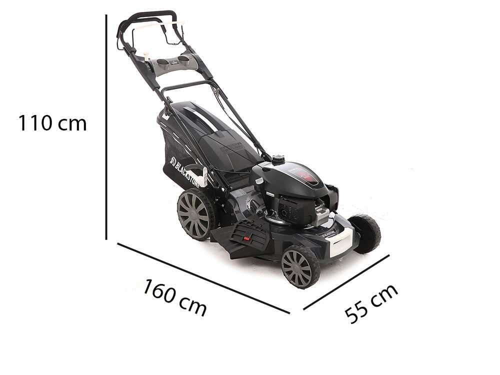 Cortacésped autopropulsado Blackstone SP530 H Deluxe – 4 en 1 – motor Honda GCVX200