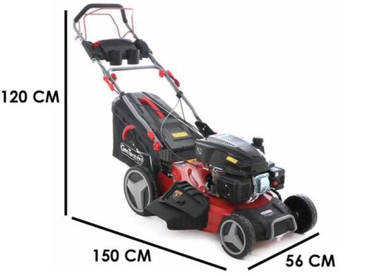 Cortacésped autopropulsado GeoTech Pro S53-225 BMSGW 224cc, 4 en 1, cuchilla de 53 cm