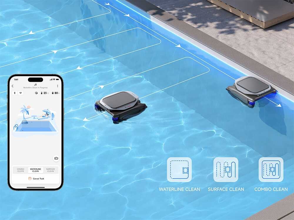 Dreame J1 – Robot limpiador de batería para superficies – Control mediante aplicación
