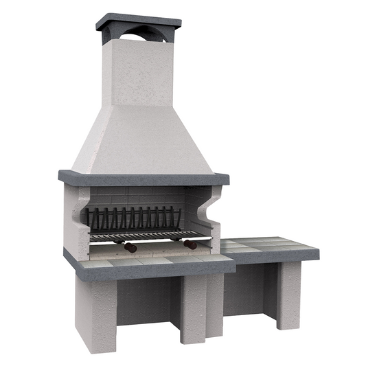 Edilmark Barbecue 200 – Barbacoa de obra para leña y carbón