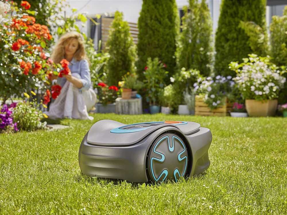 Gardena SILENO minimo 250 – Robot Cortacésped – Con Cable Perimetral