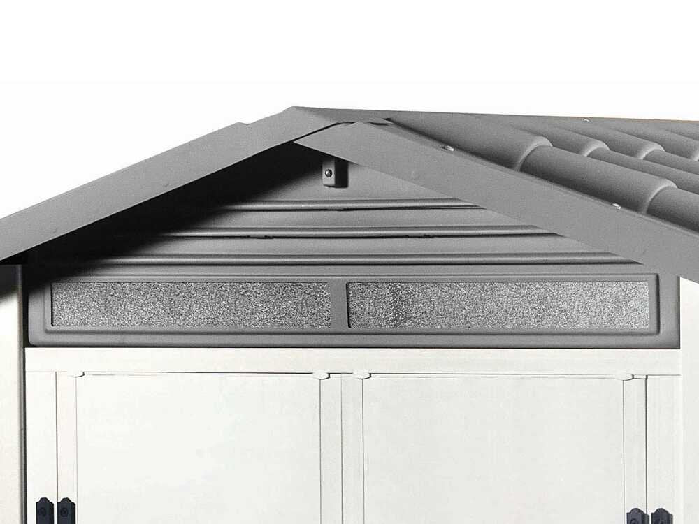 Garofalo Urban 200 – Caseta de jardín – Con puerta de doble hoja – 202,5 x 162,5 x 216 cm