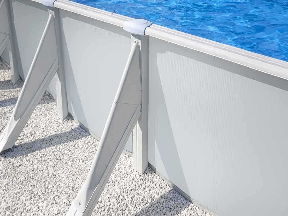 Gre Atlantis Ovalada 610x375x132cm – Piscina desmontable de acero