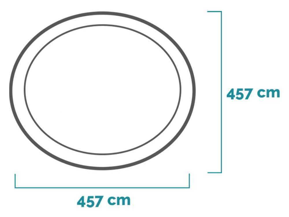 Intex Easy Set 26166NP – Ø457×107 cm – Piscina hinchable