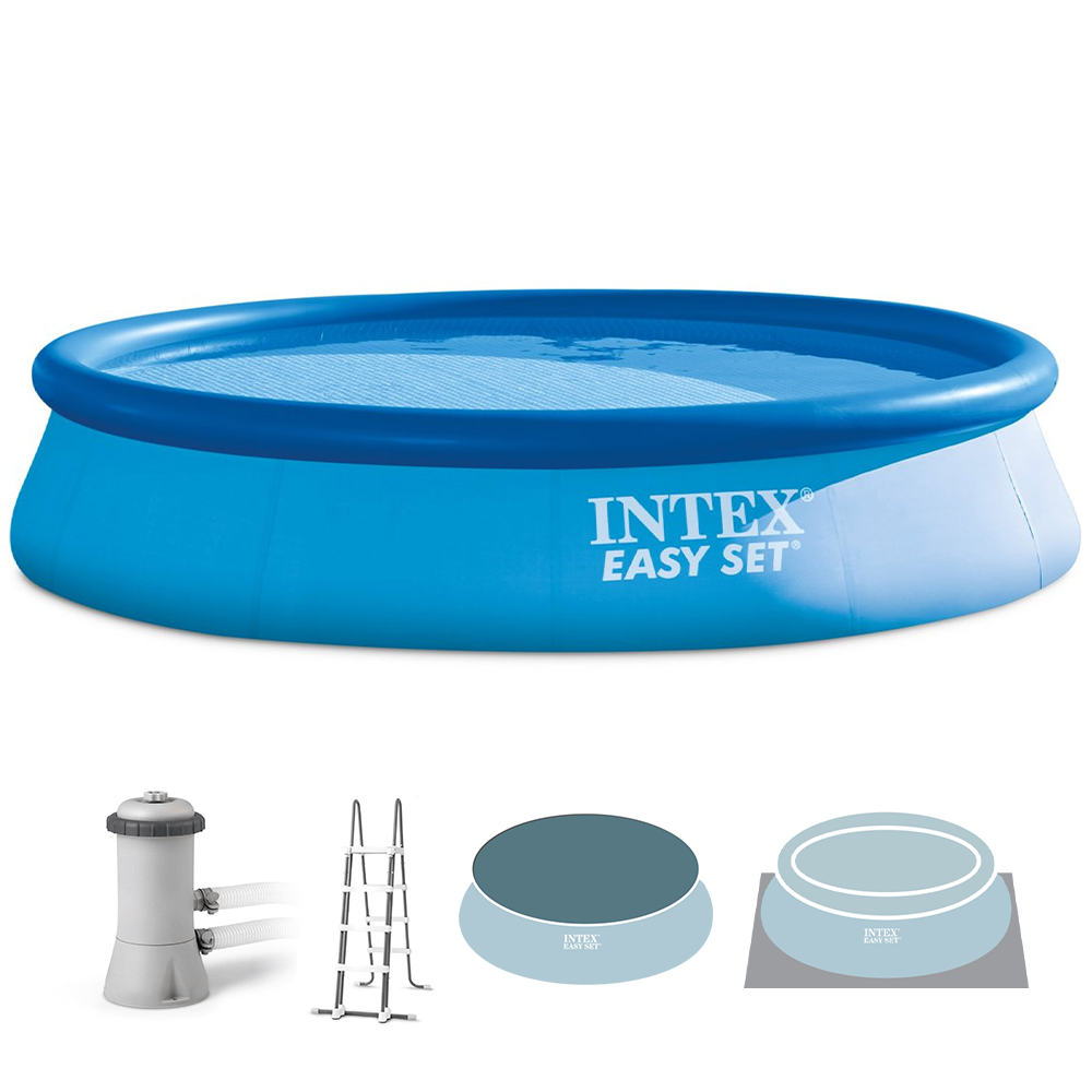 Intex Easy Set 26166NP – Ø457×107 cm – Piscina hinchable