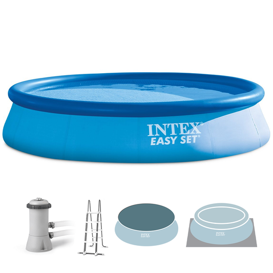Intex Easy Set 26166NP – Ø457×107 cm – Piscina hinchable
