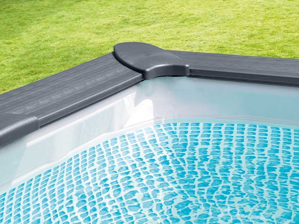 Intex Graphite Grey Panel 26396NP – Piscina desmontable