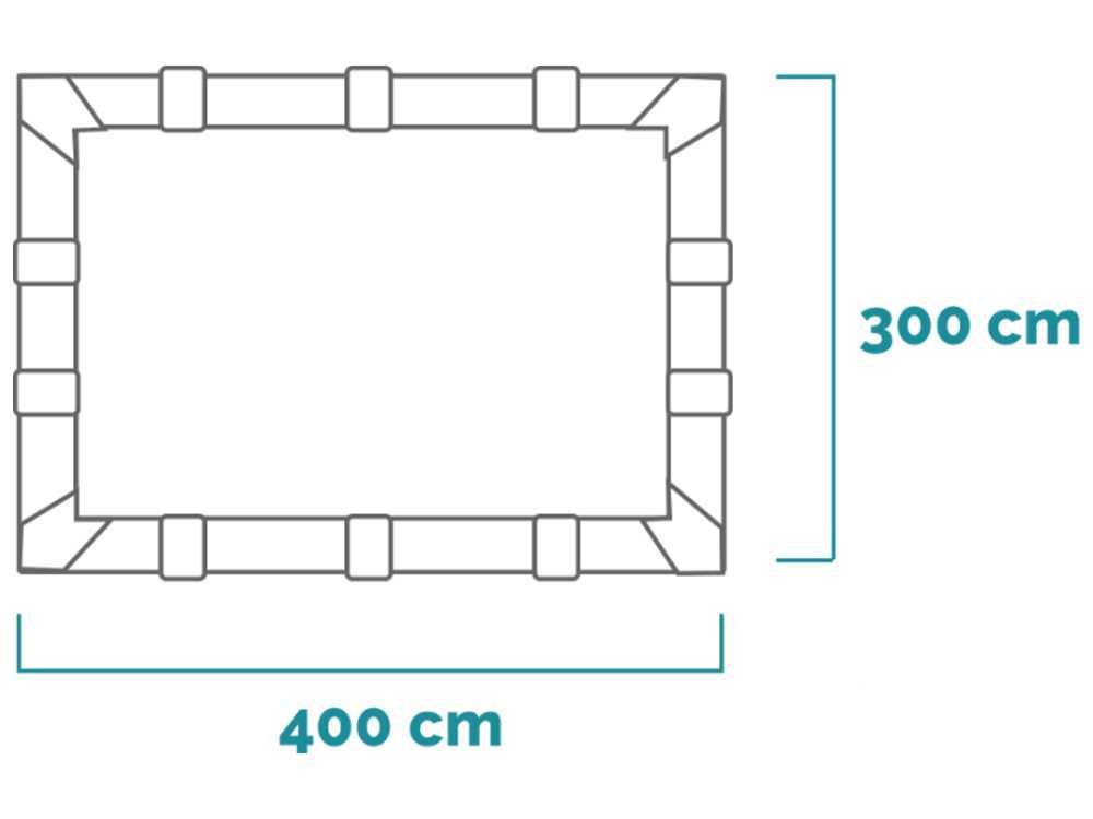 Intex Graphite Grey Panel 26396NP – Piscina desmontable