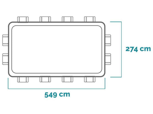 Intex Ultra XTR Frame 26356NP – 549x274x132 cm – Piscina desmontable