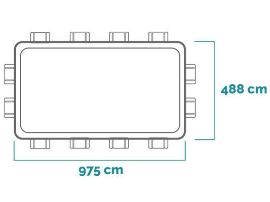 Intex Ultra XTR Frame 26374NP – 975x488x132 cm – Piscina desmontable