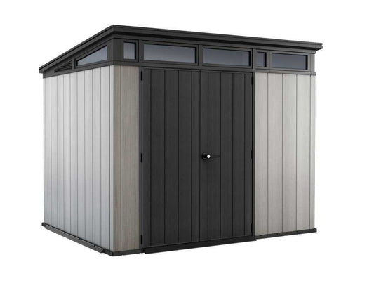 Keter Artisan gris – Caseta de jardín – Con puerta de dos hojas – 277x218x226 cm