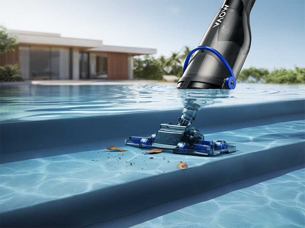 MOVA Handler V10 – Aspirador de batería para piscina – Barra telescópica