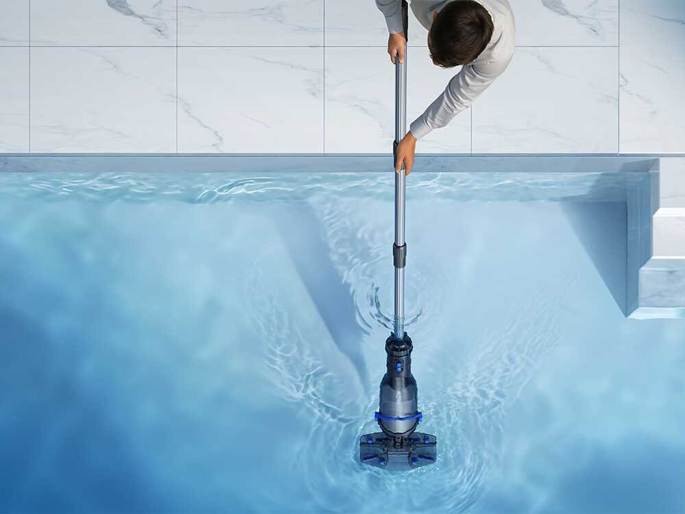 MOVA Handler V10 – Aspirador de batería para piscina – Barra telescópica