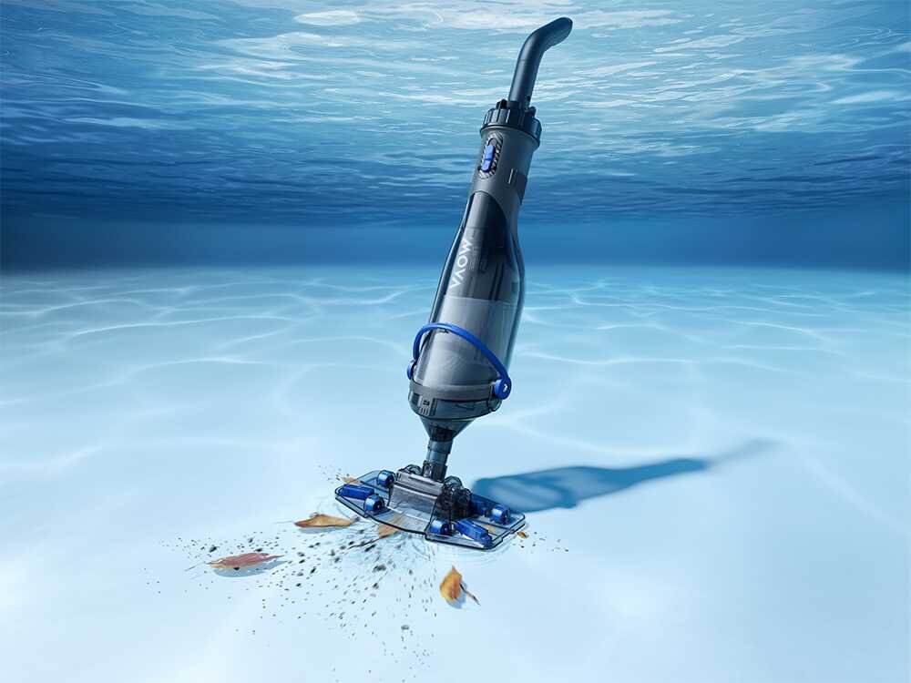 MOVA Handler V10 – Aspirador de batería para piscina – Barra telescópica