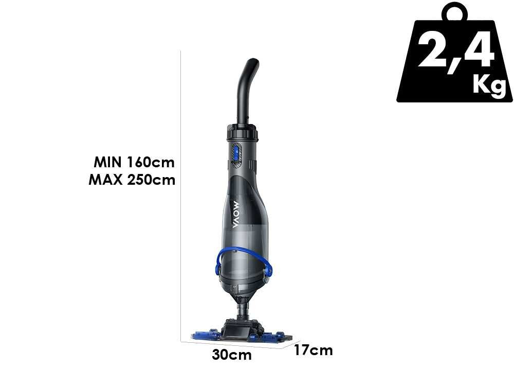 MOVA Handler V10 – Aspirador de batería para piscina – Barra telescópica
