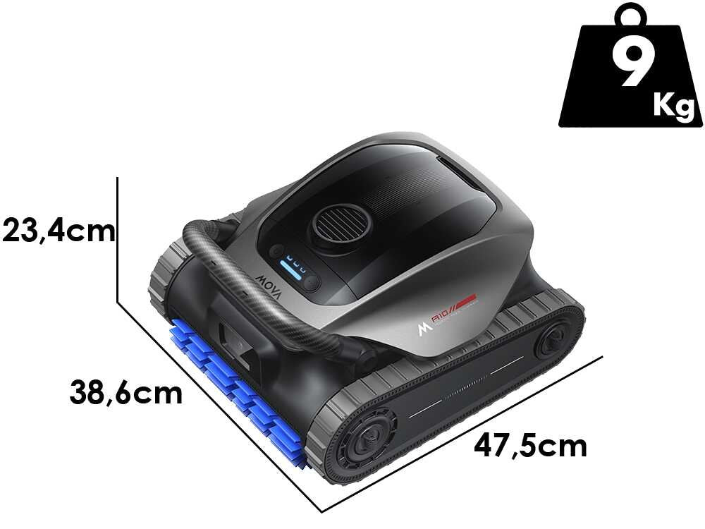 Mova Diver A10 – Robot limpiador de batería – Control mediante aplicación