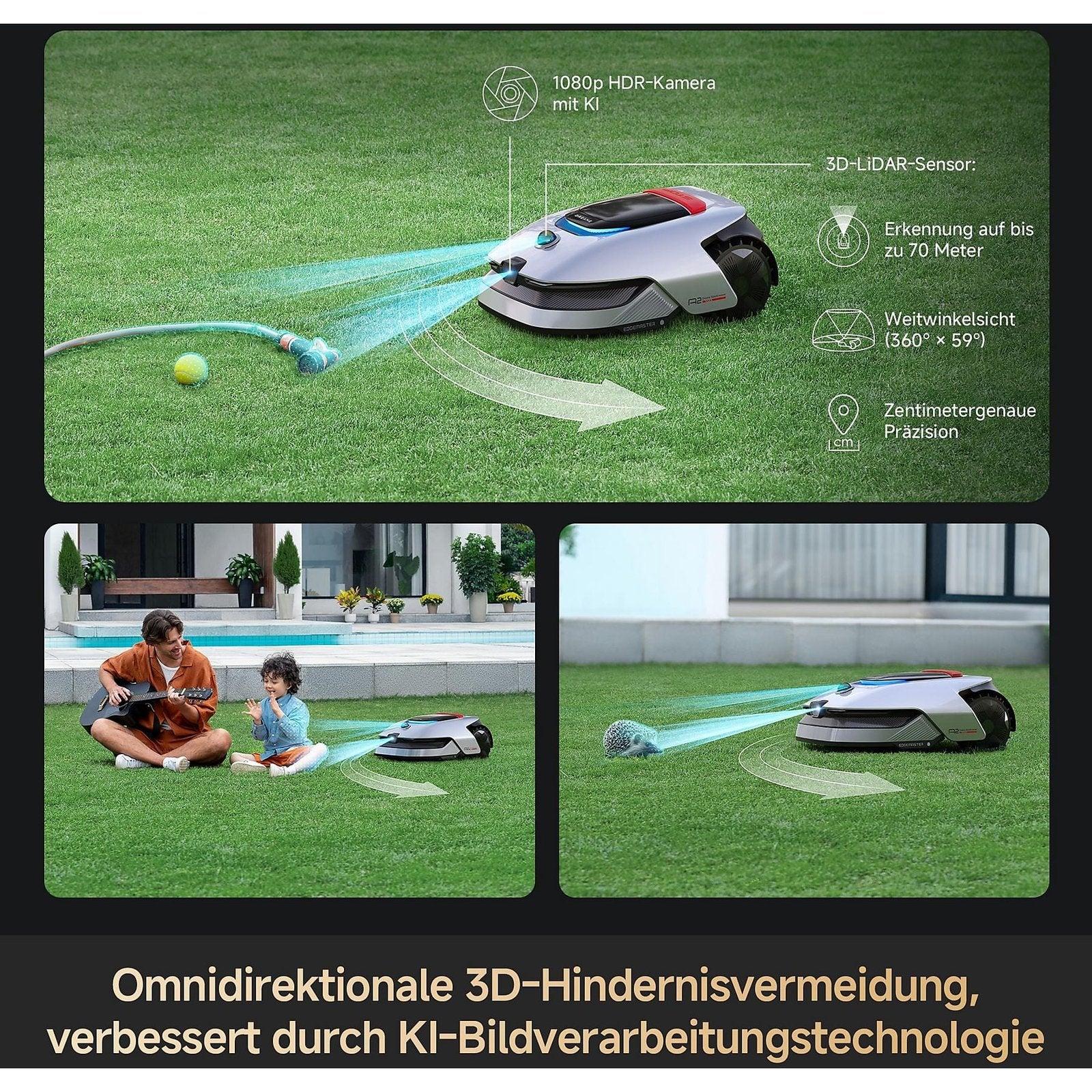 Robot cortacésped – A2 1200 sin Cable Perimetral DREAME