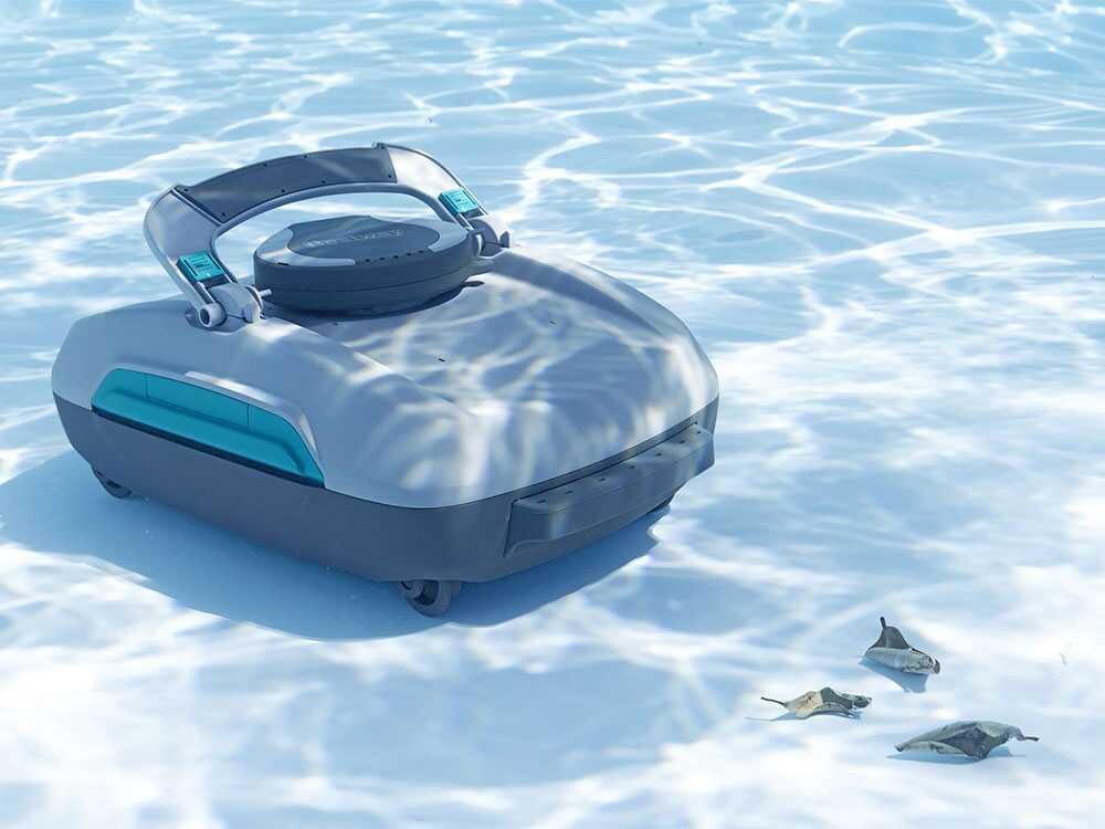 Robot limpiador de batería Bestway Aquatronix Pro G300 – Con skimmer integrado