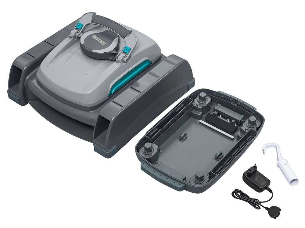 Robot limpiador de batería Bestway Aquatronix Pro G300 – Con skimmer integrado