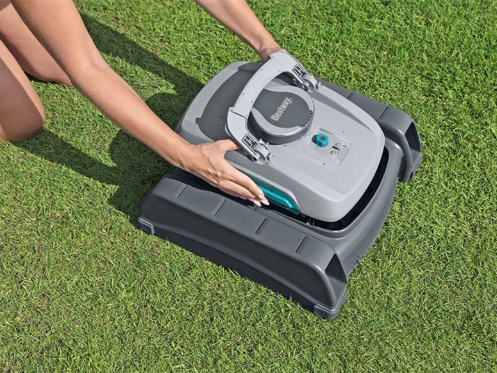 Robot limpiador de batería Bestway Aquatronix Pro G300 – Con skimmer integrado