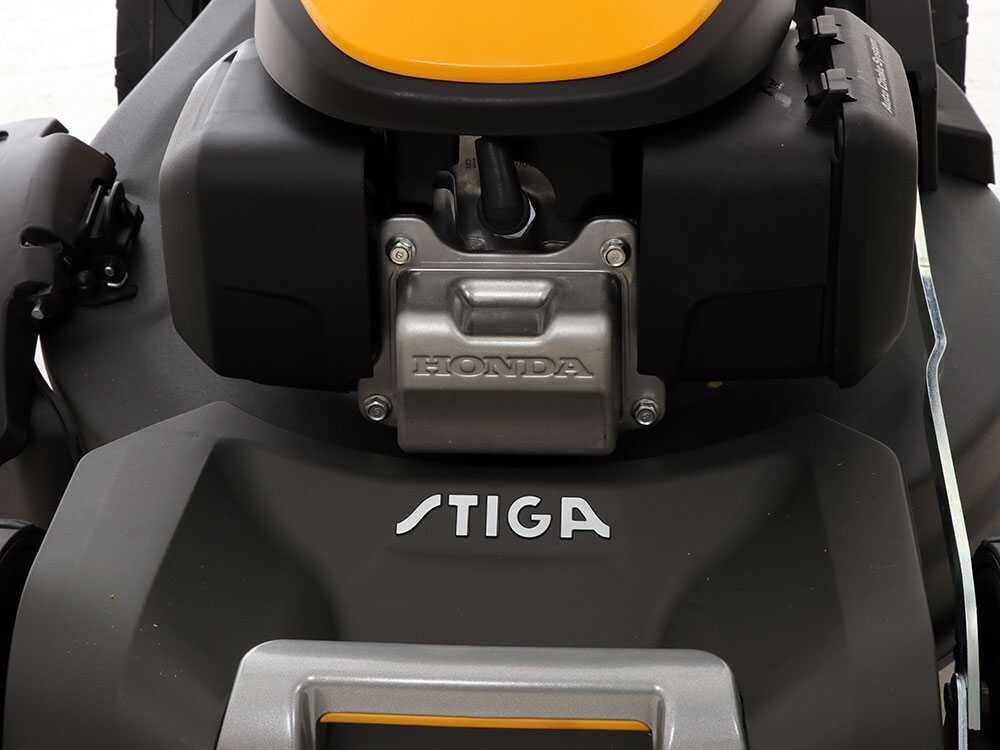 Stiga Combi 55 SQ H – Cortacésped de gasolina autopropulsado – Motor Honda GCVx200 – Corte de 53 cm