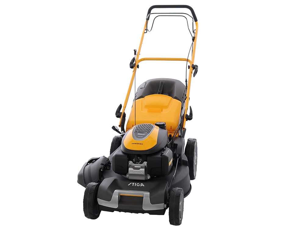Stiga Combi 55 SQ H – Cortacésped de gasolina autopropulsado – Motor Honda GCVx200 – Corte de 53 cm