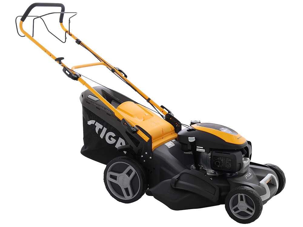 Stiga Combi 55 SQ H – Cortacésped de gasolina autopropulsado – Motor Honda GCVx200 – Corte de 53 cm