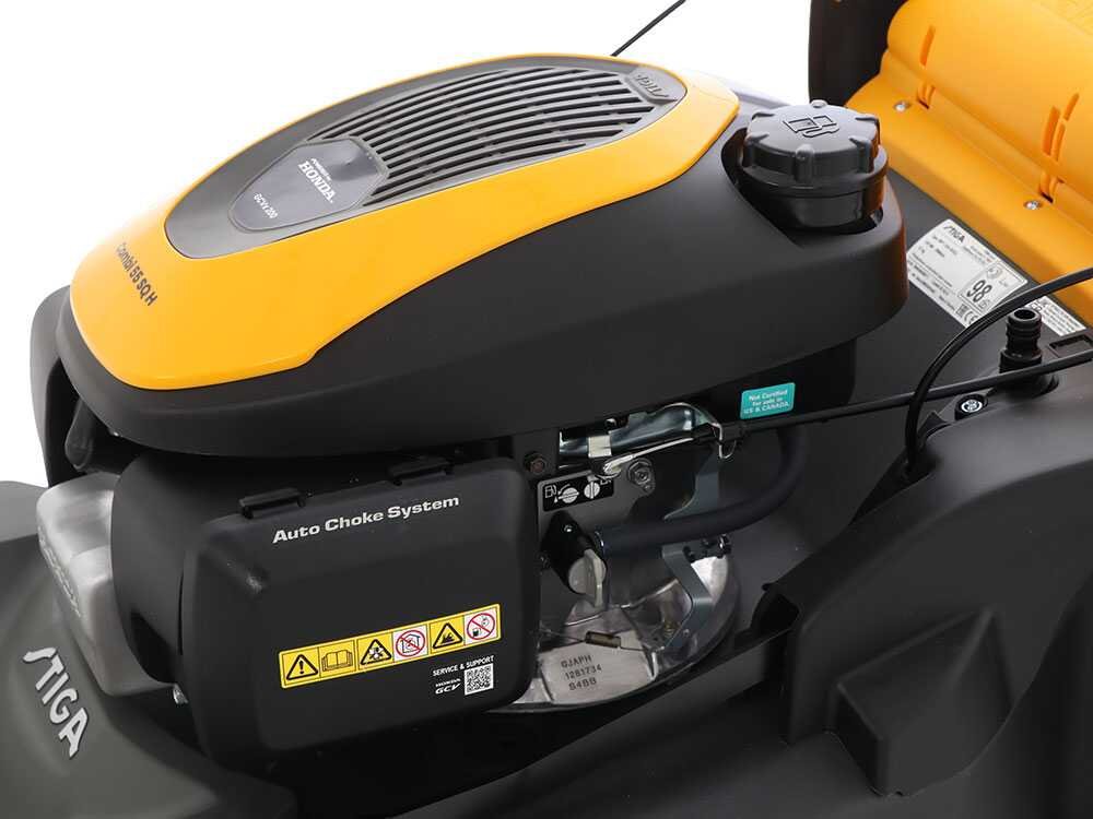Stiga Combi 55 SQ H – Cortacésped de gasolina autopropulsado – Motor Honda GCVx200 – Corte de 53 cm