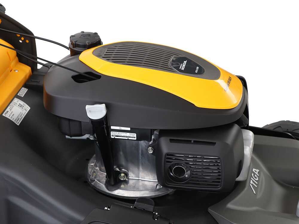 Stiga Combi 55 SQ H – Cortacésped de gasolina autopropulsado – Motor Honda GCVx200 – Corte de 53 cm