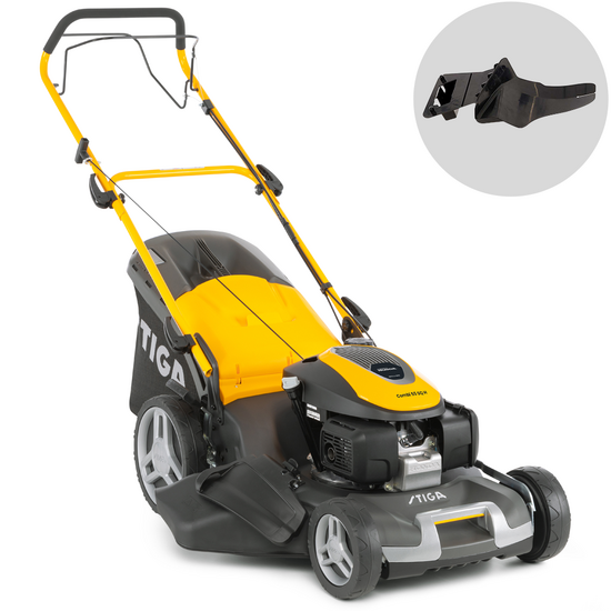 Stiga Combi 55 SQ H – Cortacésped de gasolina autopropulsado – Motor Honda GCVx200 – Corte de 53 cm