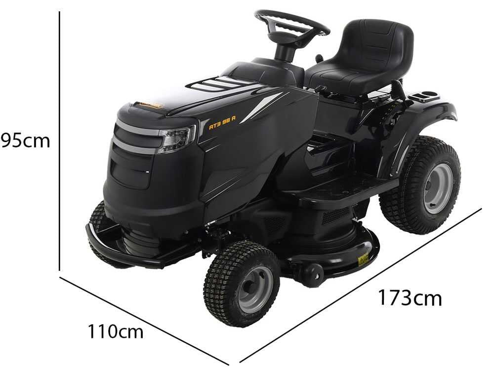 Tractor cortacésped Alpina AT3 98 A – salida lateral – motor Alpina ST 350 de 352cc