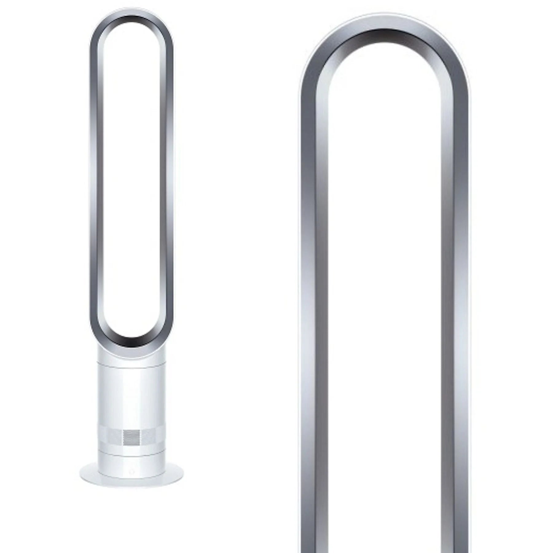 Ventilador sin aspas – Dyson Cool AM07, Seguro, Air Multiplier, Mando a distancia, Blanco