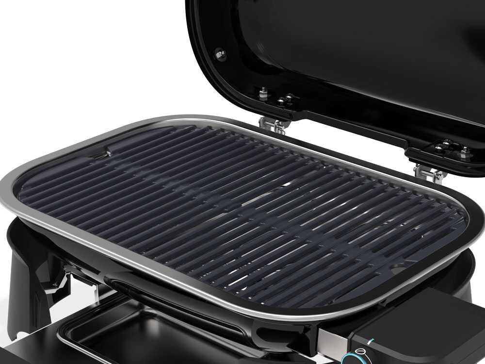 Weber Lumin Black 1502045 – Barbacoa eléctrica portátil – Parrilla 49 x 33 cm
