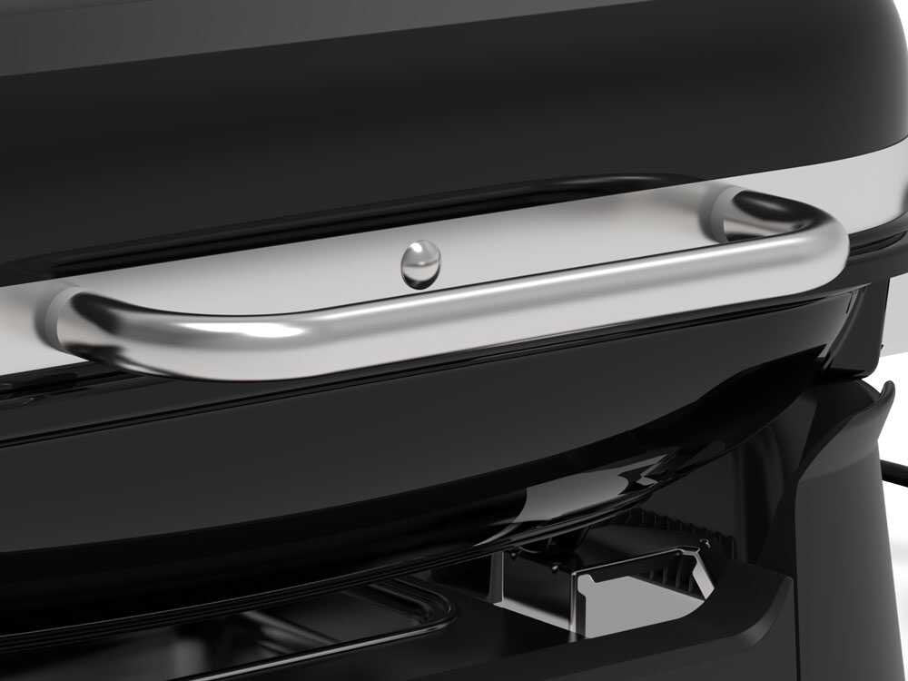 Weber Lumin Black 1502045 – Barbacoa eléctrica portátil – Parrilla 49 x 33 cm