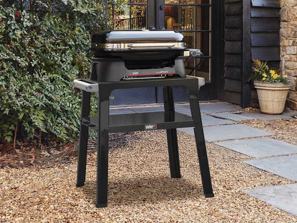 Weber Lumin Con Soporte 1501652 – Barbacoa Eléctrica Portátil