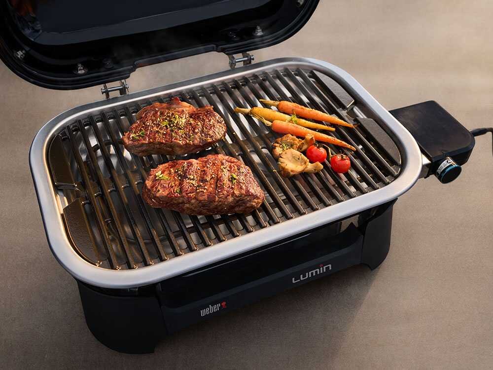 Weber Lumin Red – Barbacoa Eléctrica Portátil