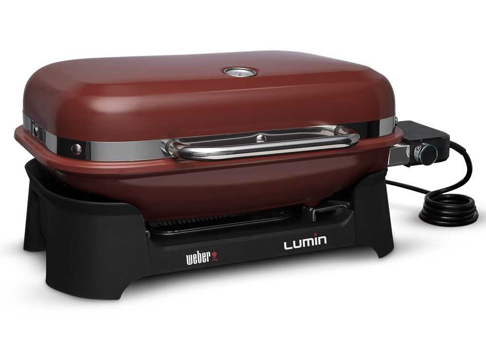 Weber Lumin Red – Barbacoa Eléctrica Portátil