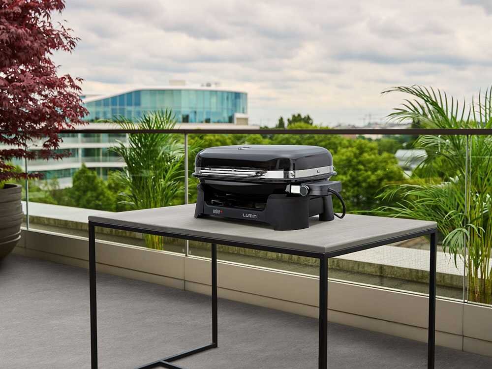 Weber Lumin Red – Barbacoa Eléctrica Portátil